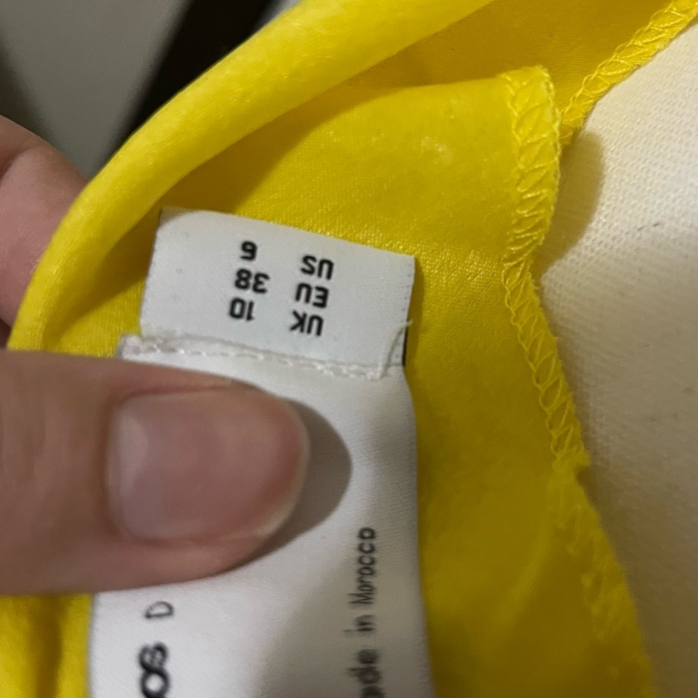 ASOS Yellow Backless Dress - Picture 3 of 6